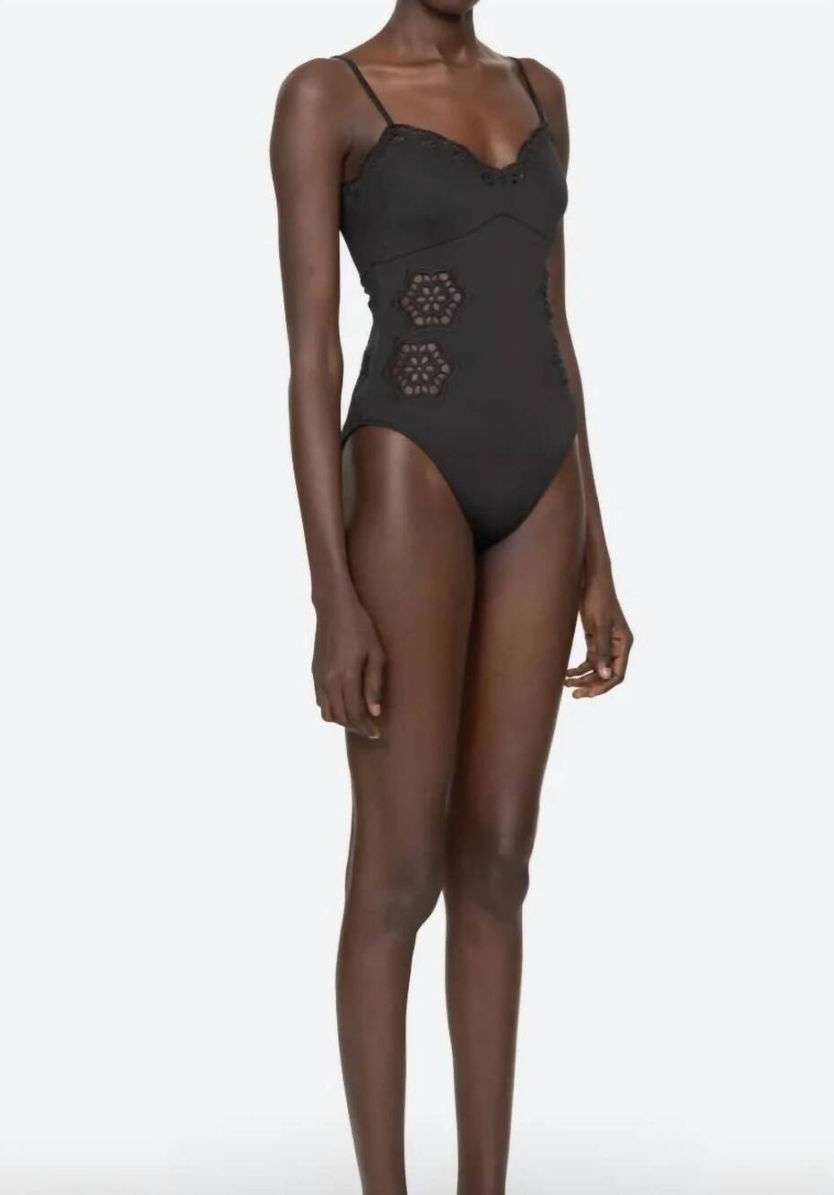 NEW SEA babette one piece swimsuit in black